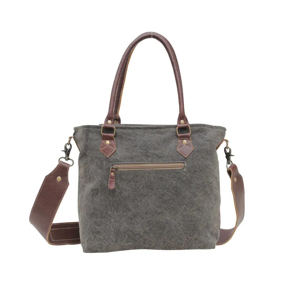 Chocolate Squares Tote Bag sold by Myra Bag product image thumbnail 3