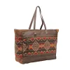 Patterns Weekender Bag sold by Myra Bag