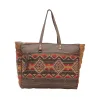 Patterns Weekender Bag sold by Myra Bag