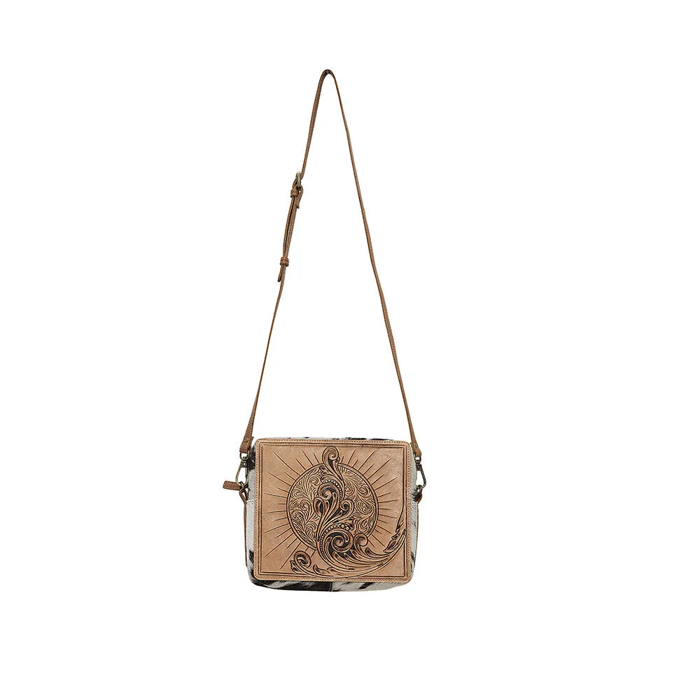 SKYLAR HAND-TOOLED BAG sold by Myra Bag product image thumbnail 4