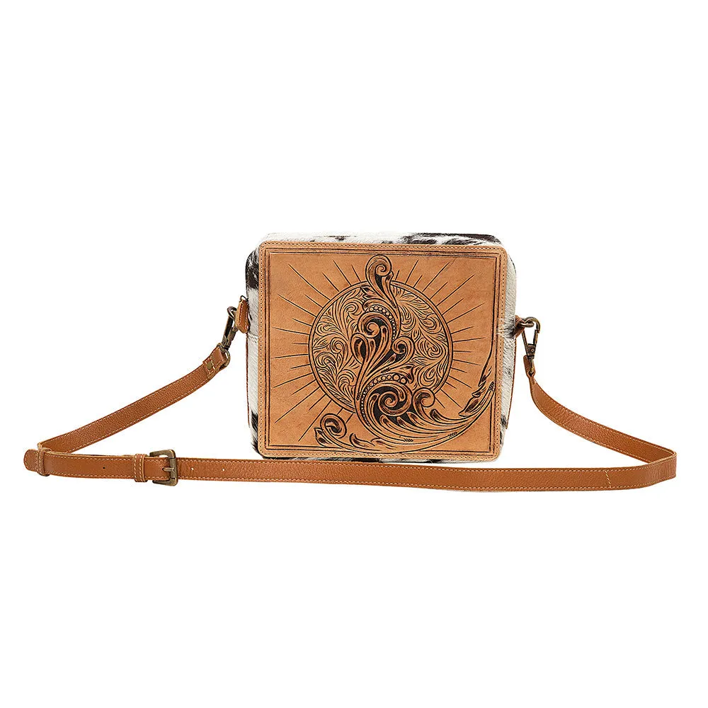 SKYLAR HAND-TOOLED BAG sold by Myra Bag