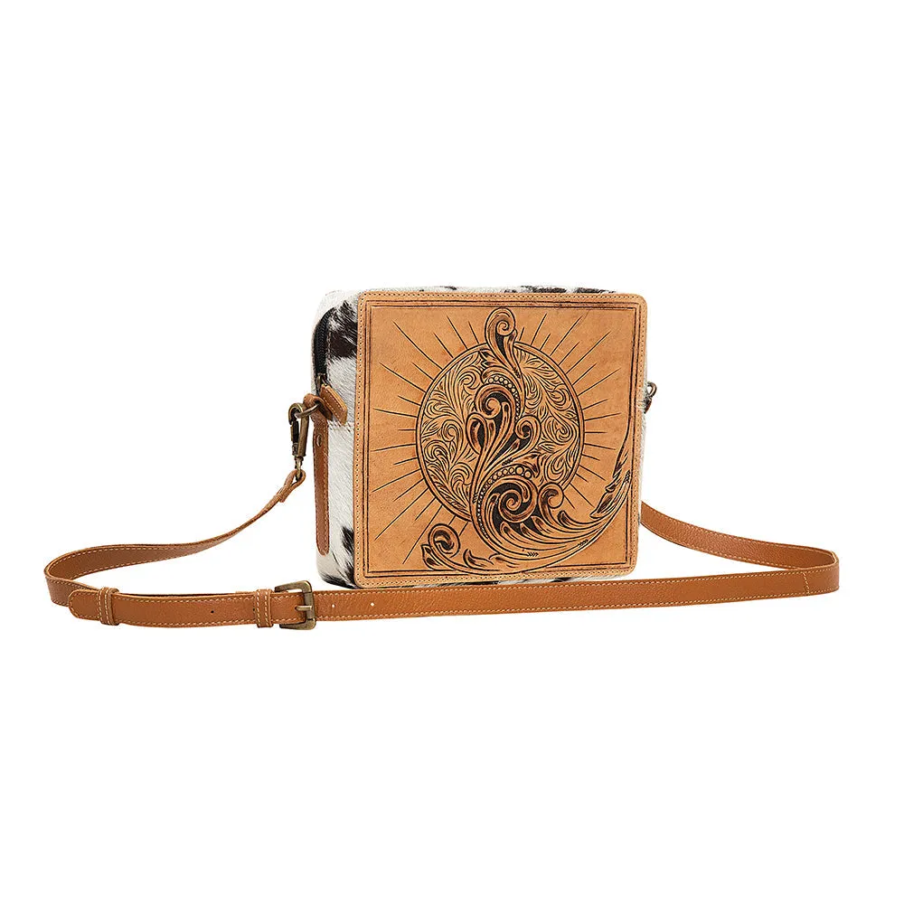 SKYLAR HAND-TOOLED BAG sold by Myra Bag product image thumbnail 2