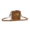 ORCHIDS HAND-TOOLED BAG sold by Myra Bag