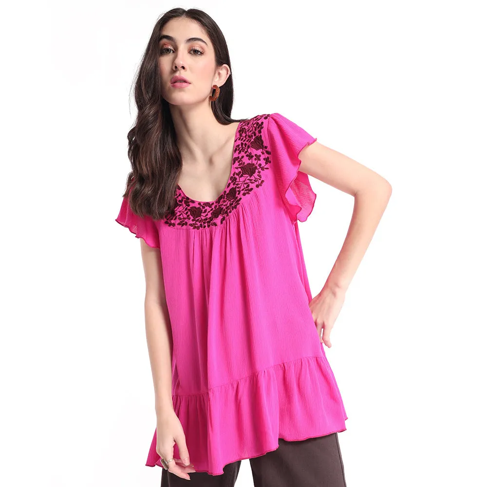 Velvet Red TOP & SHIRTS sold by Myra Bag product image thumbnail 3