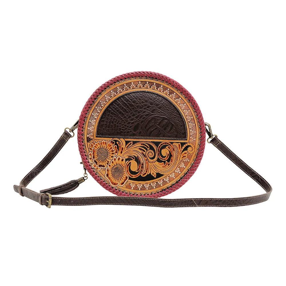 COFFEE EYE ROUND BAG sold by Myra Bag