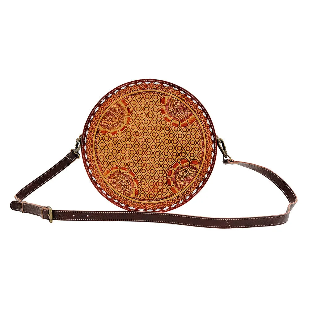 LILY BLOOM ROUND BAG sold by Myra Bag