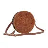 CRIMSON ORCHID ROUND BAG sold by Myra Bag