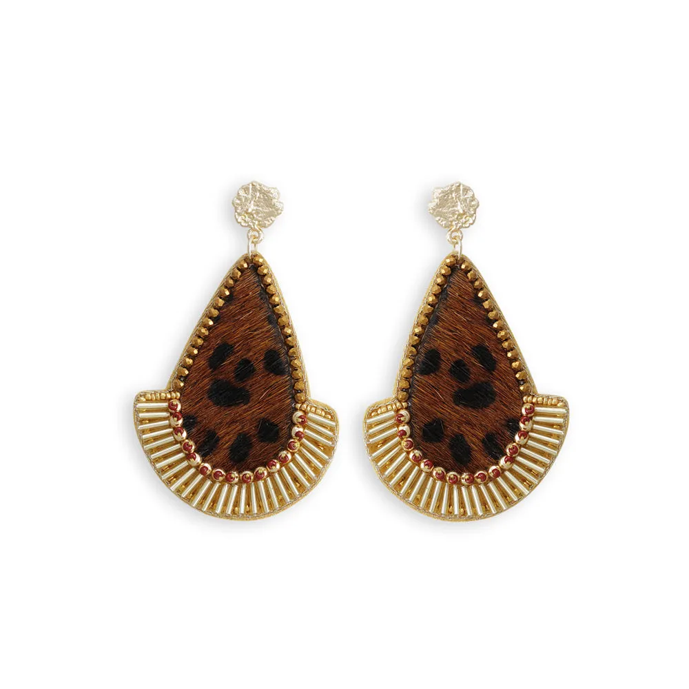 BLUE SPECKS EARRING sold by Myra Bag