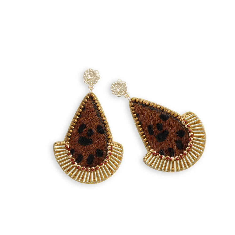 BLUE SPECKS EARRING sold by Myra Bag product image thumbnail 2