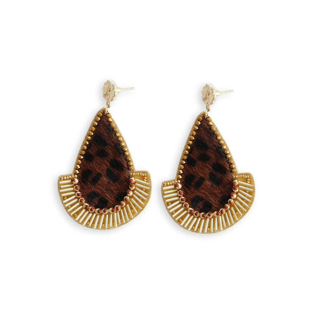 BLUE SPECKS EARRING sold by Myra Bag product image thumbnail 3