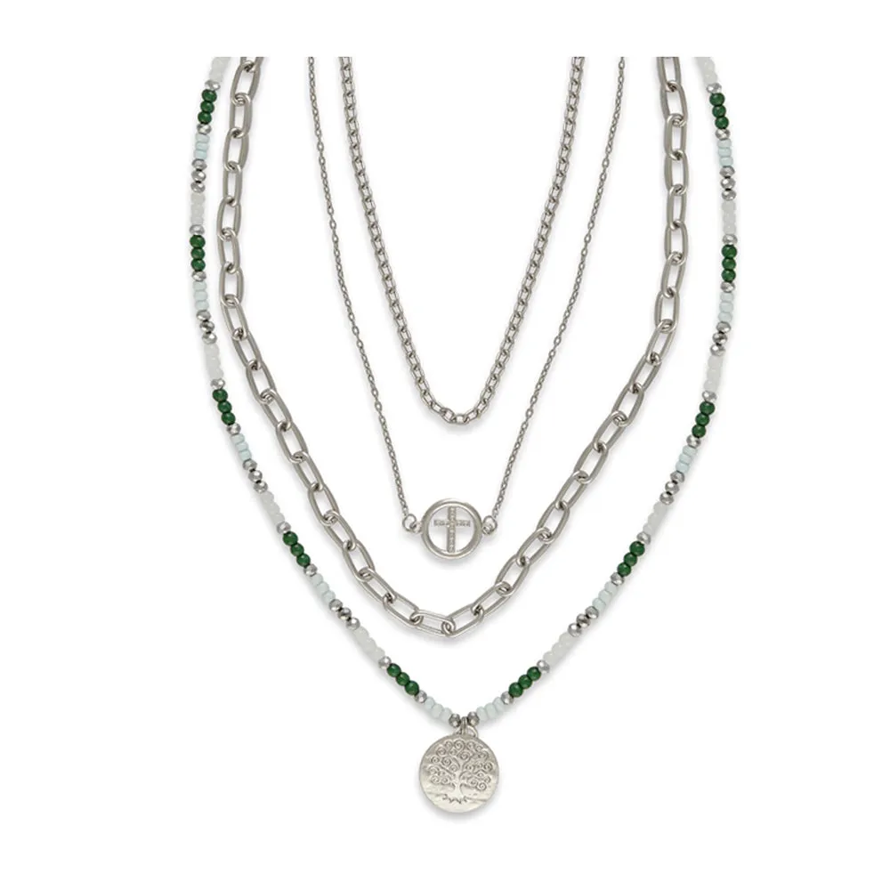 PEARL OF BLUE NECKLACE sold by Myra Bag