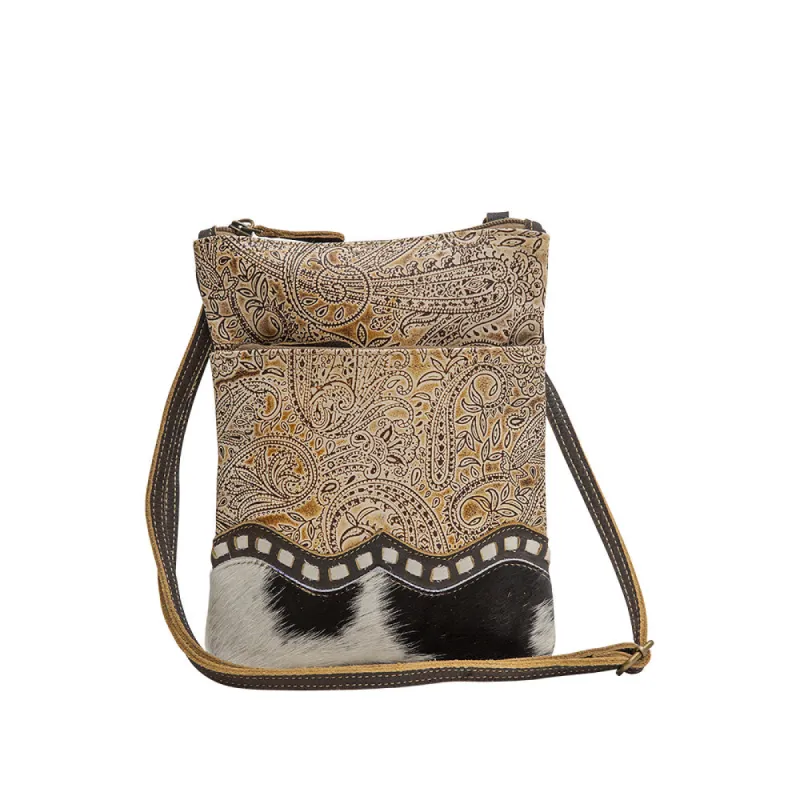 Ripple  Leather & Hairon Bag sold by Myra Bag
