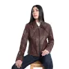 Winged Frills Leathher Jacket sold by Myra Bag