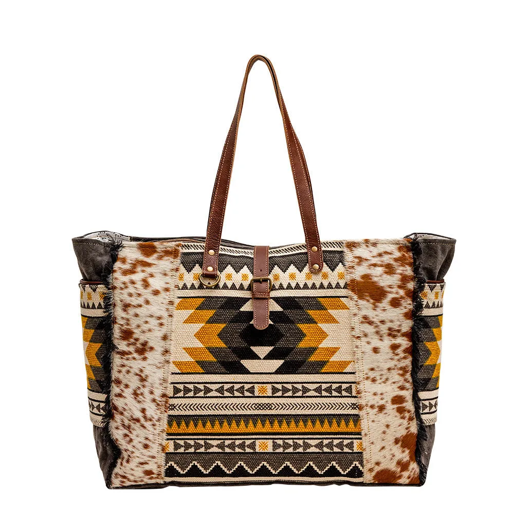 Trilang Weekender Bag sold by Myra Bag
