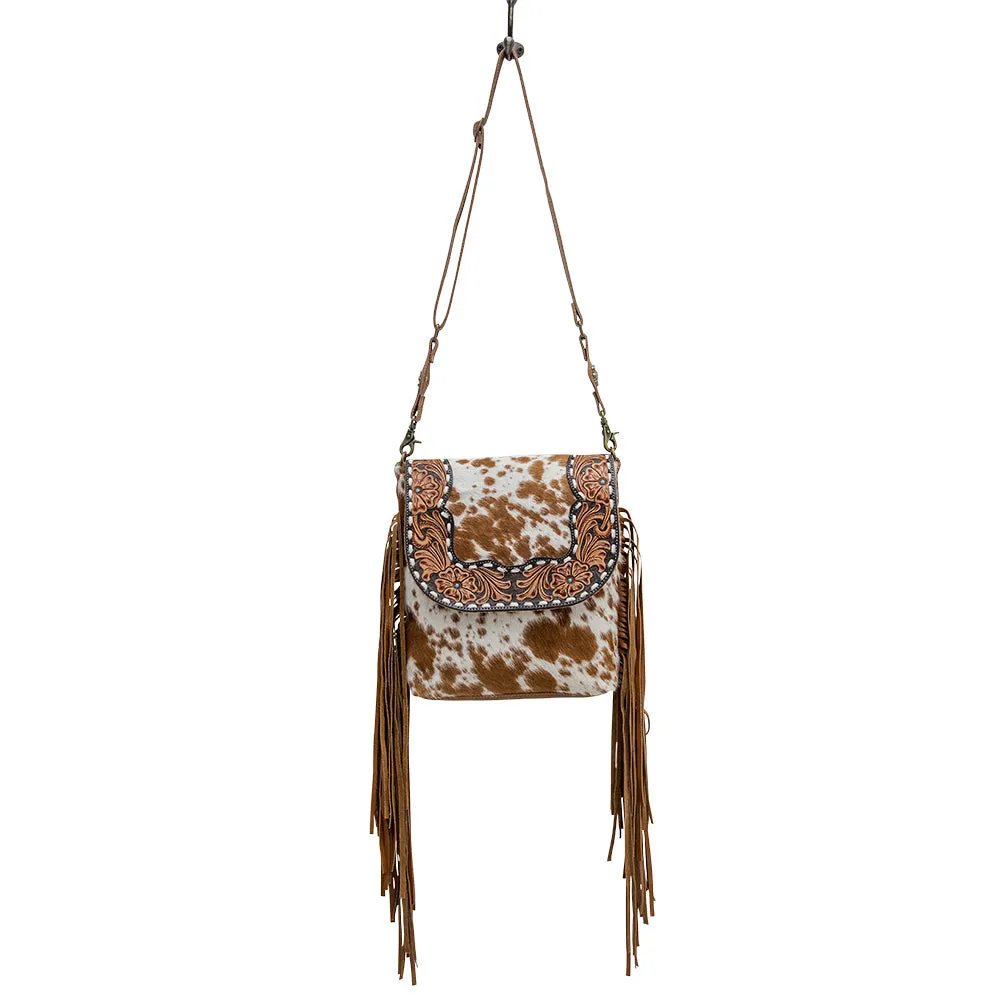 Sengola Hand-Tooled Bag sold by Myra Bag product image thumbnail 4