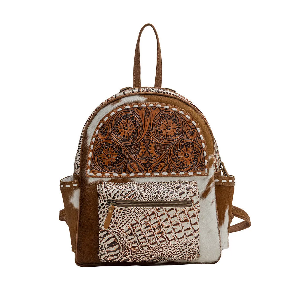 Tropey Hand-Tooled Bag sold by Myra Bag