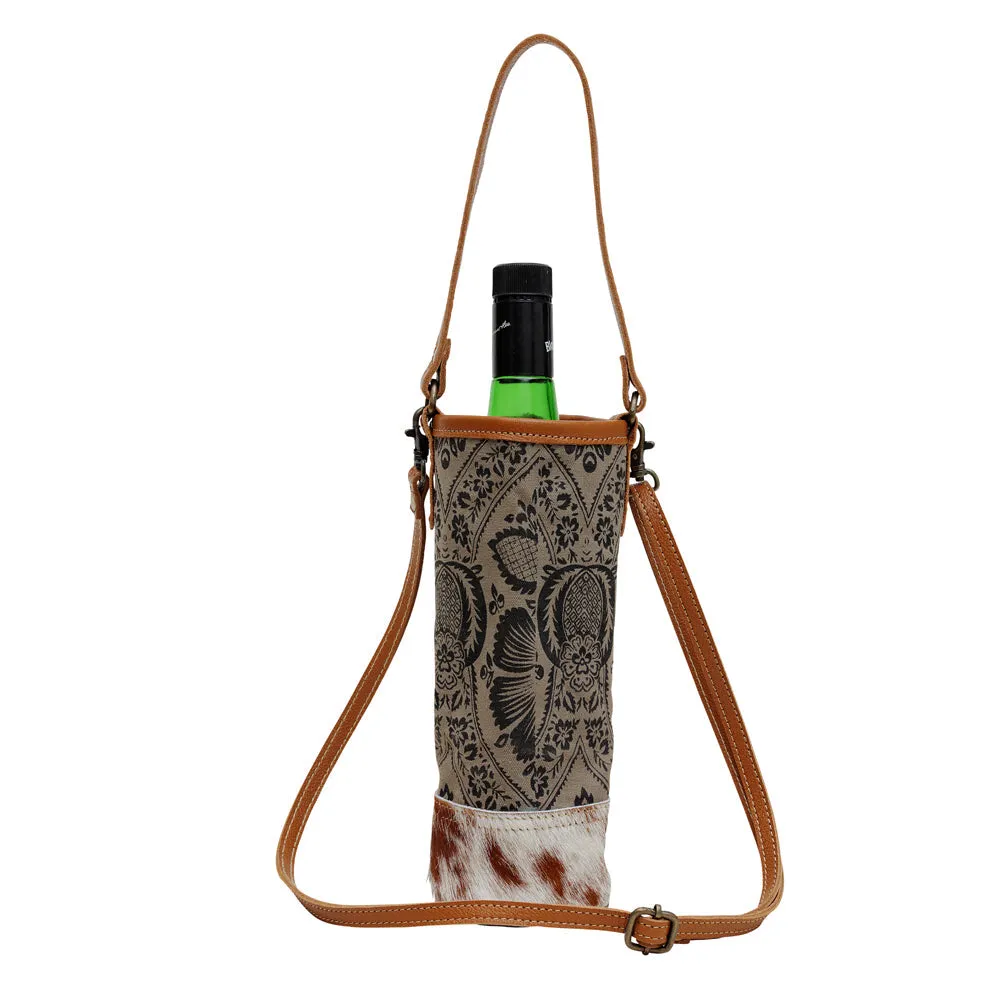 LEAFY WINE BOTTLE BAG sold by Myra Bag product image thumbnail 2
