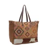Saddle Weekender Bag sold by Myra Bag