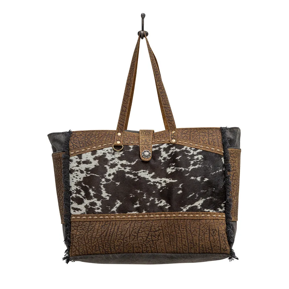 Asher Canvas And Hairon Bag sold by Myra Bag product image thumbnail 4