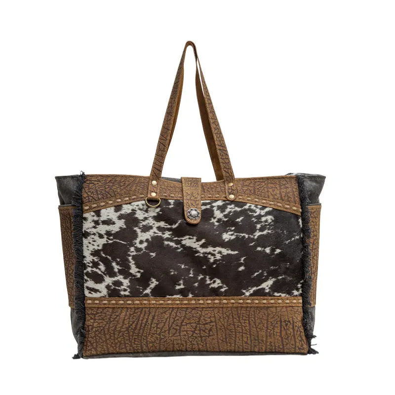 Asher Canvas And Hairon Bag sold by Myra Bag