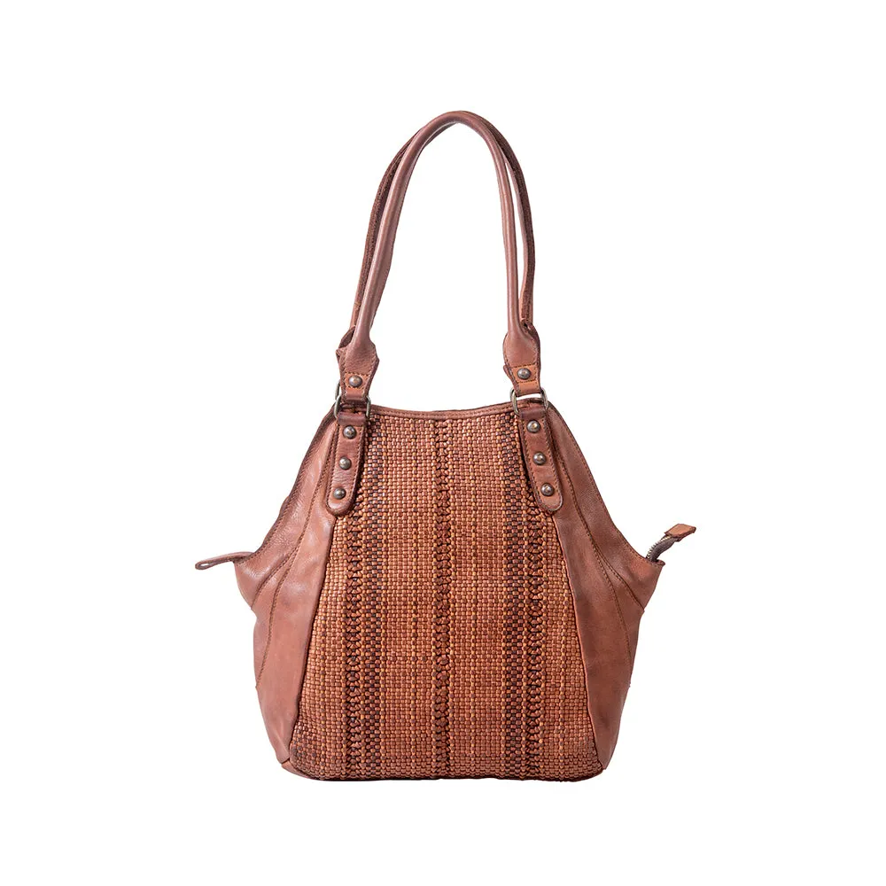 Homogeneous Leather & Hair On Bag sold by Myra Bag