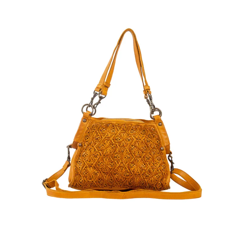 Effervescence  Leather & Hair On Bag sold by Myra Bag