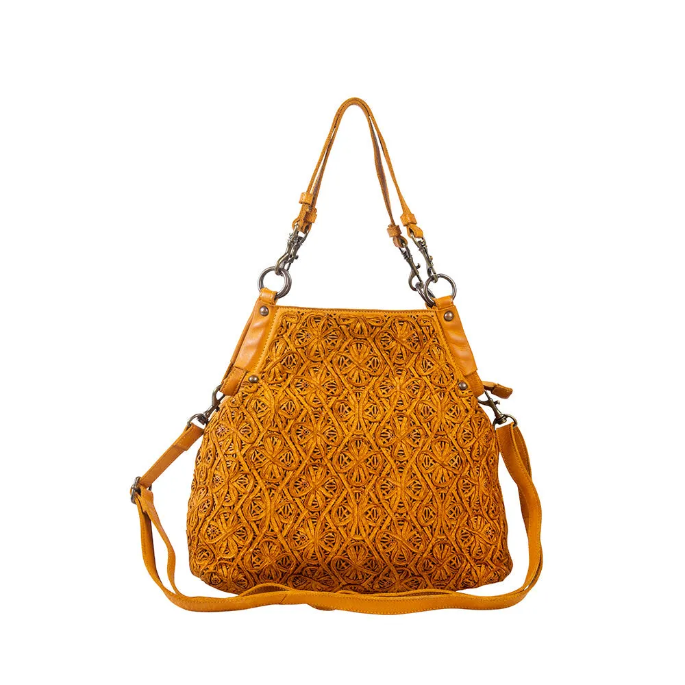 Exergonic Leather & Hair On Bag sold by Myra Bag