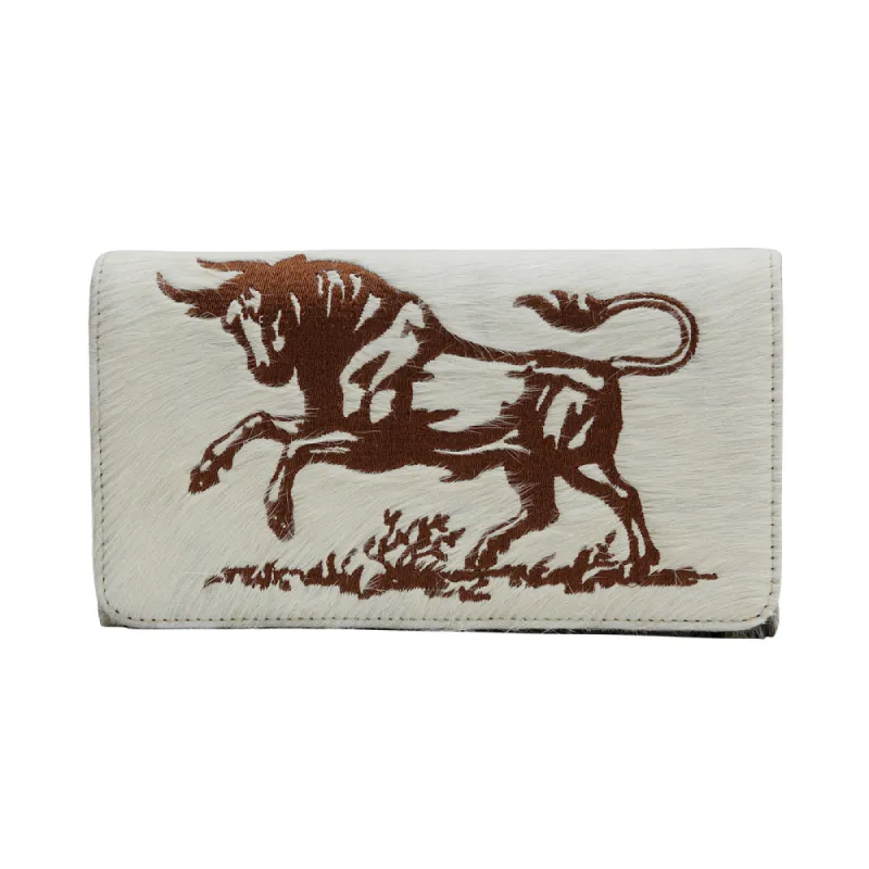 Bull Bloom Wallet sold by Myra Bag