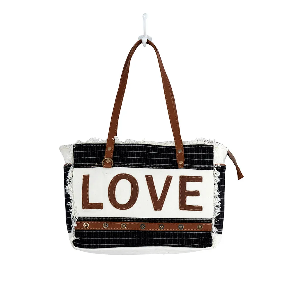 Letters Of Love Small Bag sold by Myra Bag product image thumbnail 4