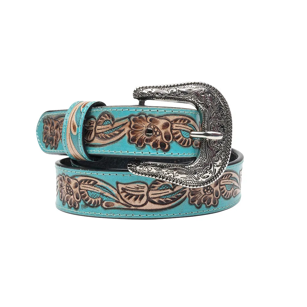 Canyon Shadow Hand-tooled Women's Belt sold by Myra Bag