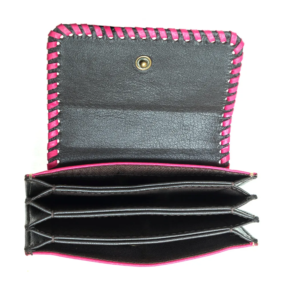 Brite Canyon Credit Card Holder in Pink sold by Myra Bag product image thumbnail 4