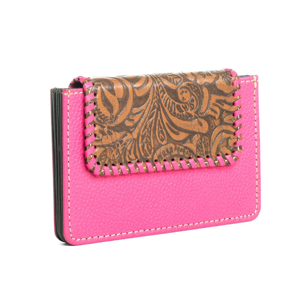 Brite Canyon Credit Card Holder in Pink sold by Myra Bag product image thumbnail 2
