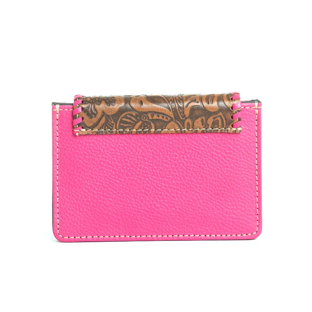 Brite Canyon Credit Card Holder in Pink sold by Myra Bag product image thumbnail 3