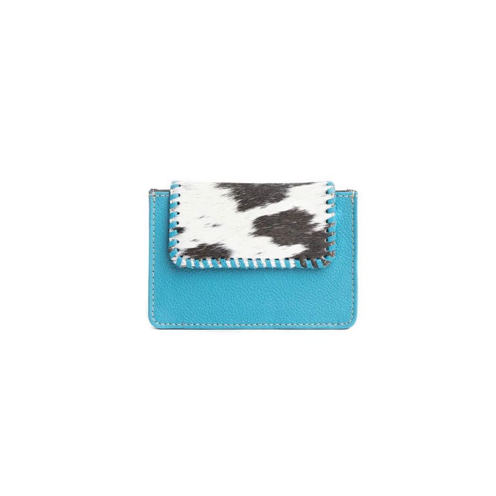 Brite Canyon Credit Card Holder in Sky Blue sold by Myra Bag