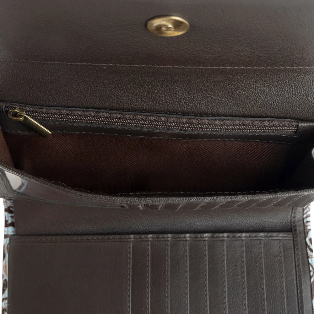 Vista Sonora Wallet in Turquoise sold by Myra Bag product image thumbnail 5