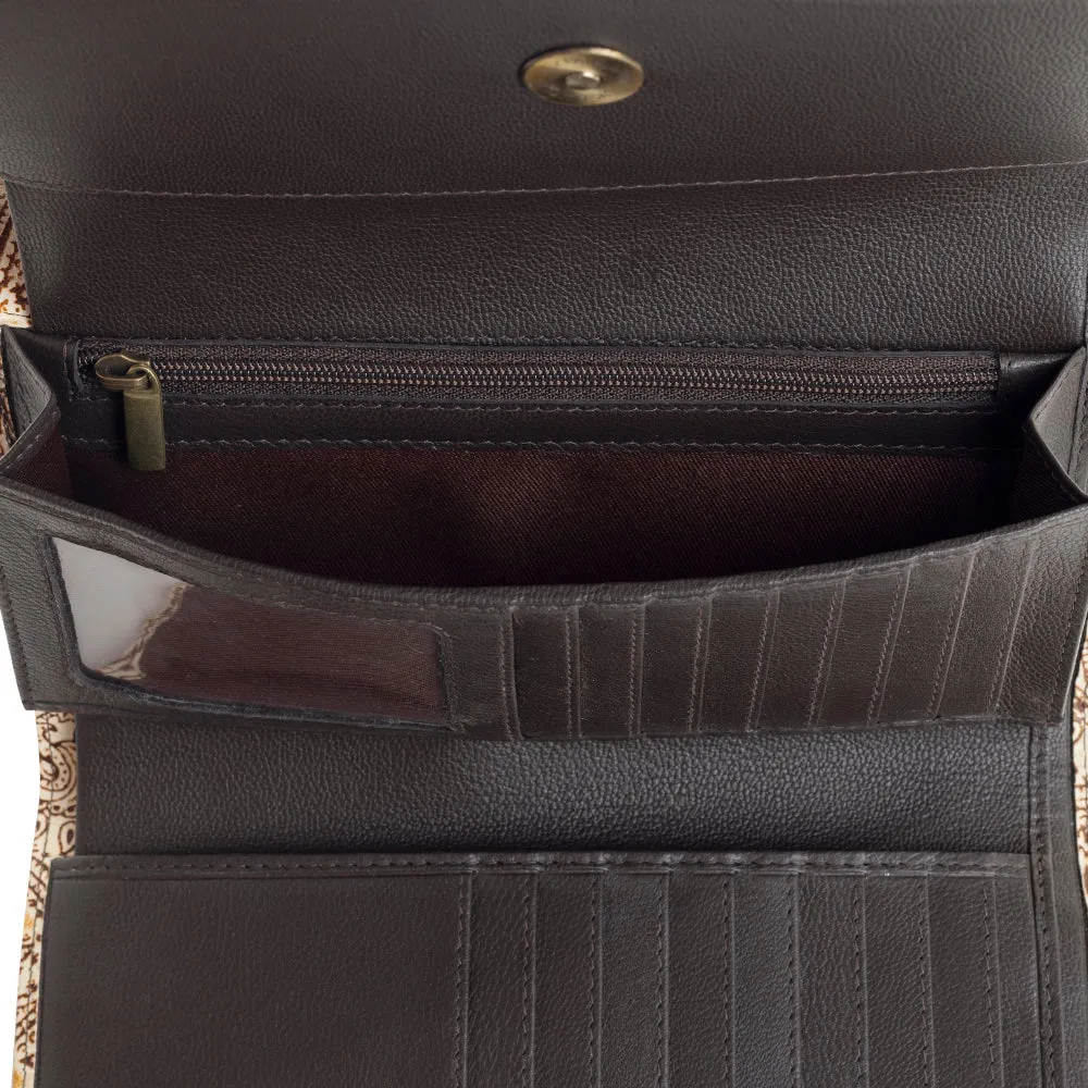 Vista Sonora Wallet in Mocha sold by Myra Bag product image thumbnail 5