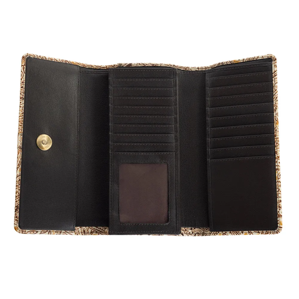 Vista Sonora Wallet in Mocha sold by Myra Bag product image thumbnail 4