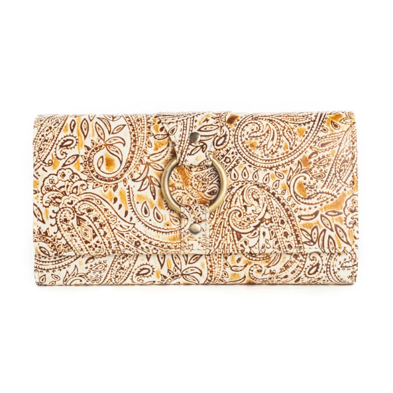 Vista Sonora Wallet in Mocha sold by Myra Bag