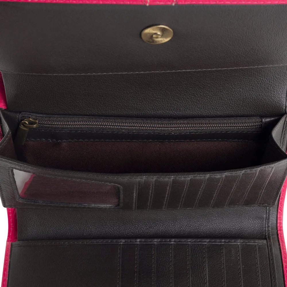 Vista Sonora Wallet in Magenta sold by Myra Bag product image thumbnail 5