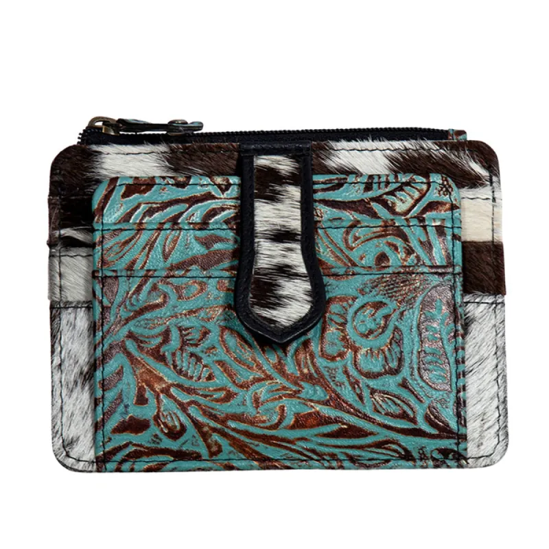 Delilah Creek Hand-Tooled Card Holder sold by Myra Bag