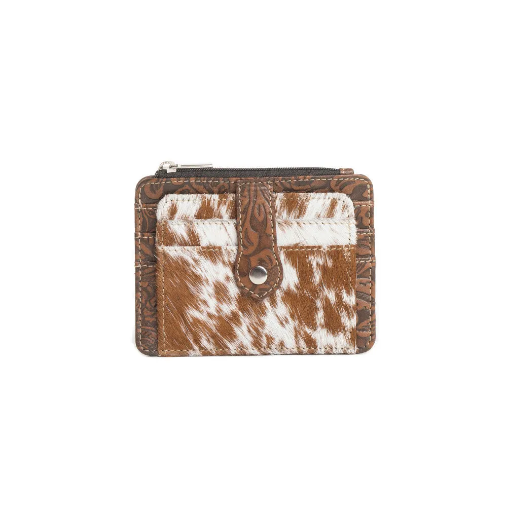 Wonder Trail Credit Card Wallet in Caramel sold by Myra Bag