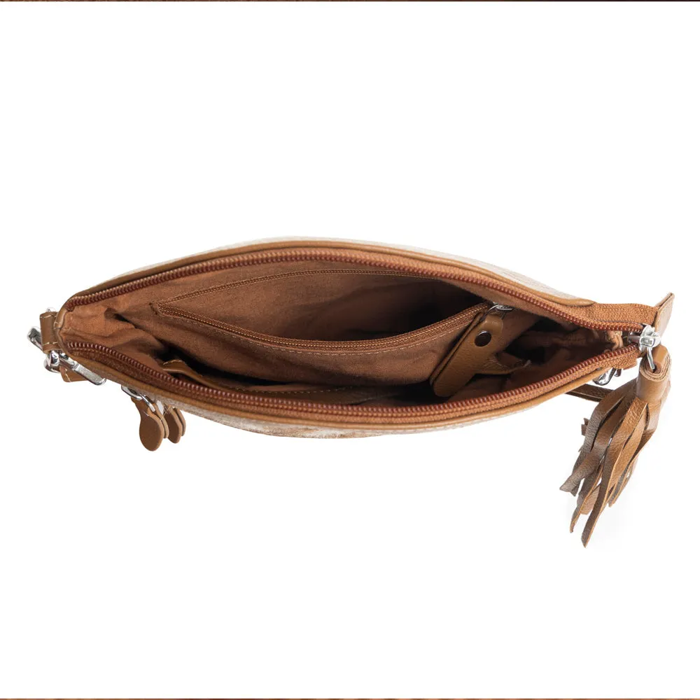 Wild Spirit Crossbody Bag in Brown & White sold by Myra Bag product image thumbnail 4