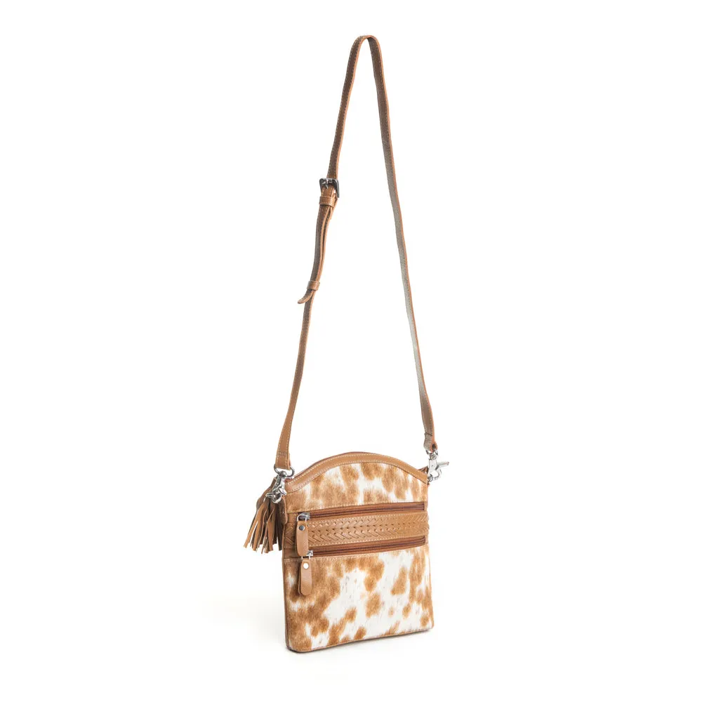 Wild Spirit Crossbody Bag in Brown & White sold by Myra Bag product image thumbnail 2