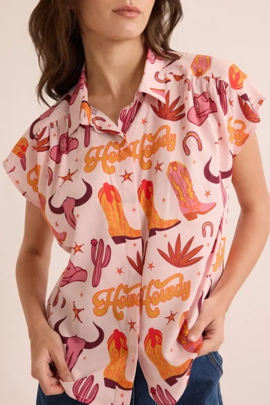 Howdy Daisy Shirt sold by Myra Bag