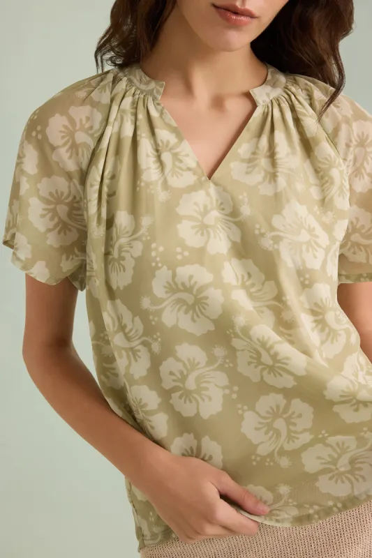 Love of Lydia Floral Top sold by Myra Bag