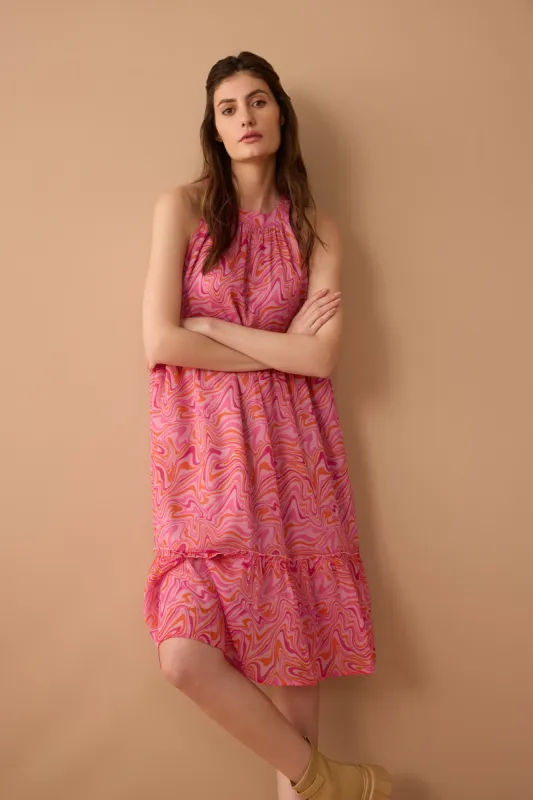 Goldie Mod Halter Dress sold by Myra Bag