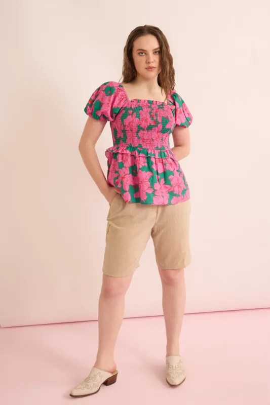 Hibiscus Cove Top sold by Myra Bag