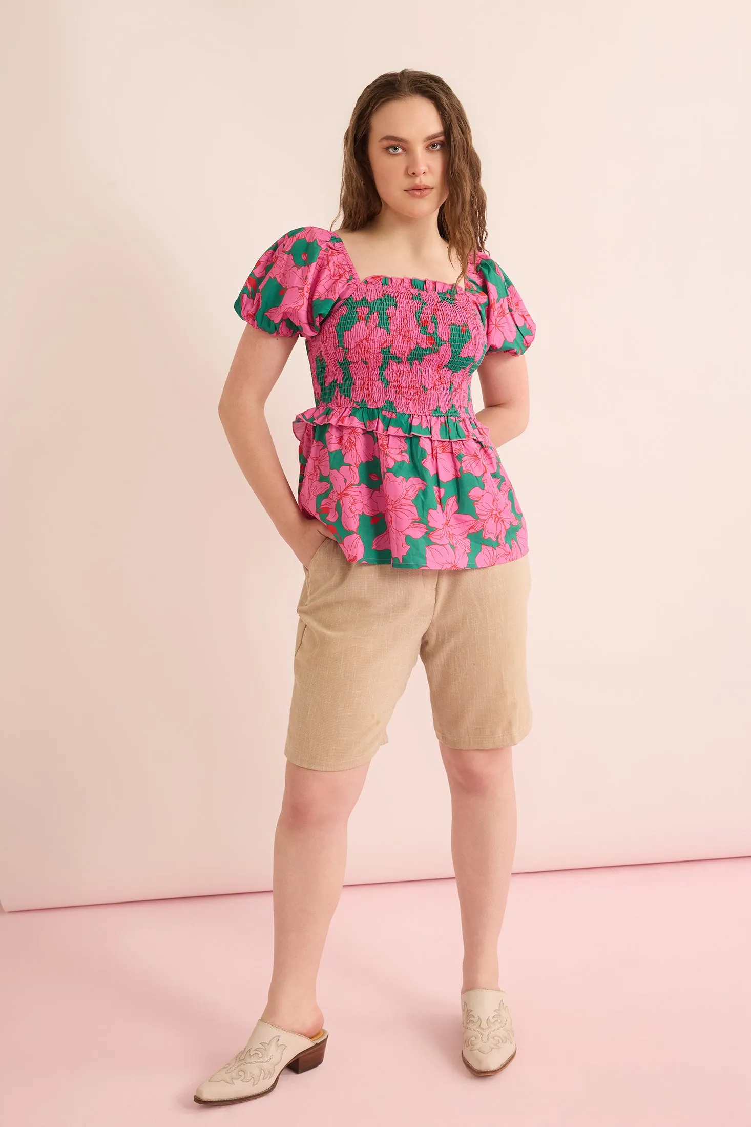 Hibiscus Cove Top sold by Myra Bag