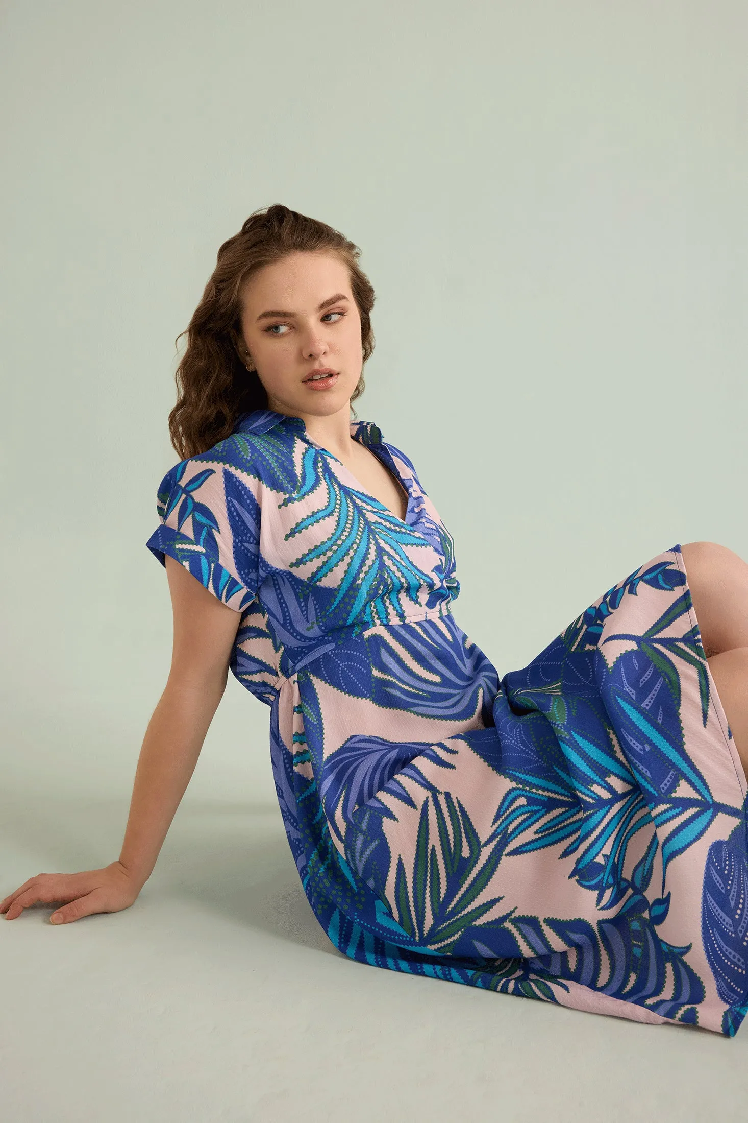 Island Breeze Shirt Dress sold by Myra Bag product image thumbnail 5