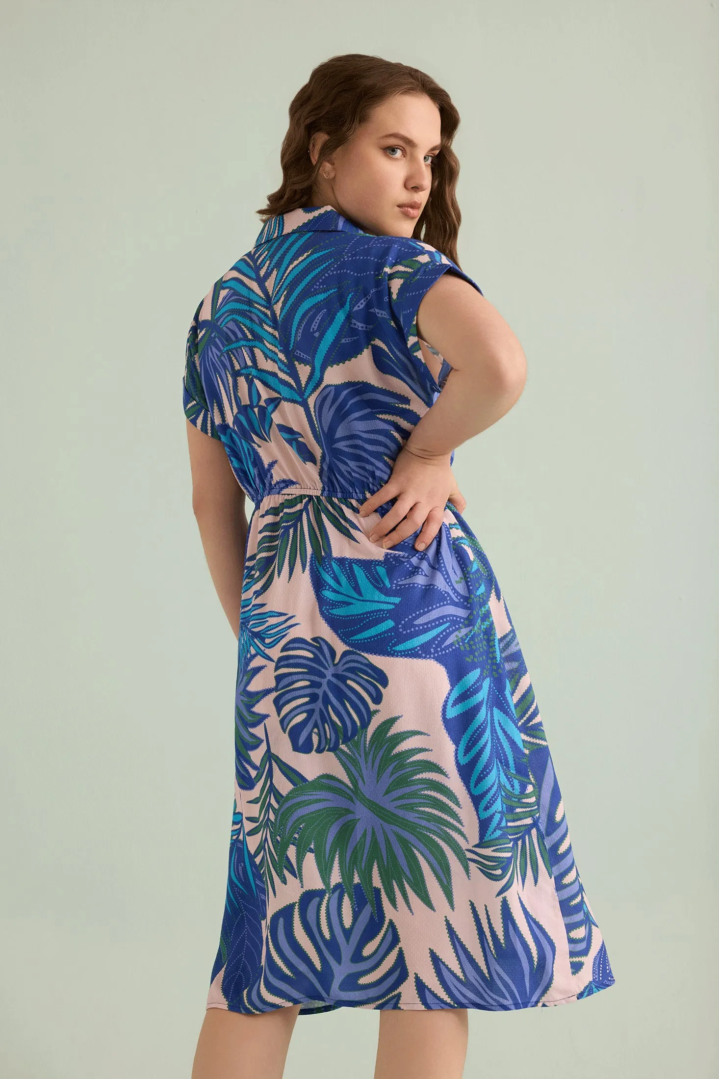 Island Breeze Shirt Dress sold by Myra Bag product image thumbnail 3